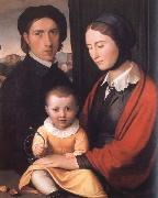 Friedrich overbeck The Artist with his Family Germany oil painting artist